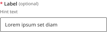 Outlined text fields
