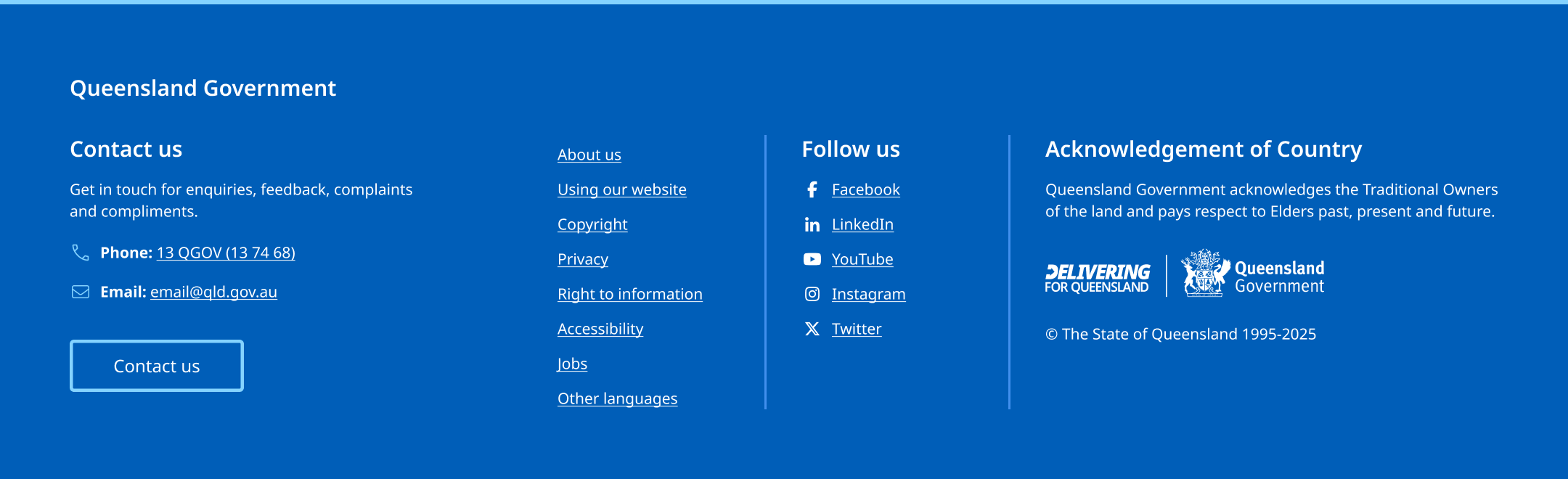 Example of where the new logo lockup appears in the footer